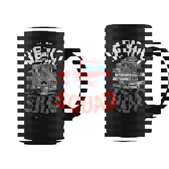 Wee Woo Squad Firefighter Fire Truck Fireman Women Coffee Mug - Seseable