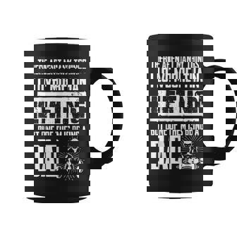 Weightlifter Dad Quote Father Weightlifting Graphic Print Coffee Mug - Monsterry