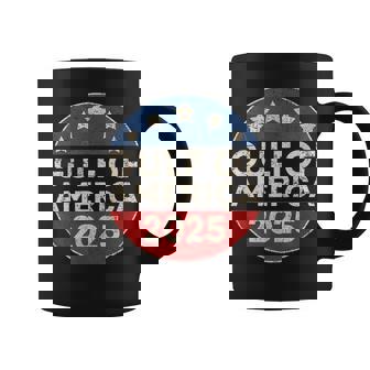 Welcome To America's Gulf Gulf Of Usa America Retro Button Coffee Mug - Seseable