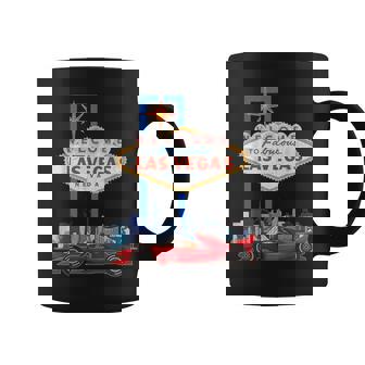 Welcome To Las Vegas Racing One Race Car Strip Formula Track Graphic Print Coffee Mug - Monsterry
