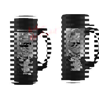 Welcome Mr President Gansta Thug Donald Trump Bitcoin Meme Taza de café - Regaloses