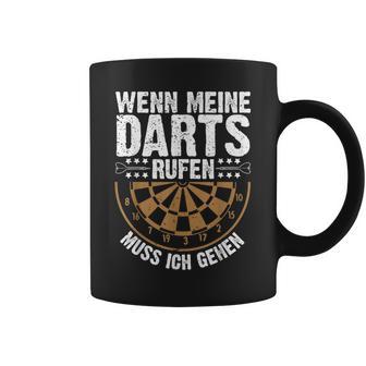 Wenn Meine Darts Rufen Muss Gehen Dartspieler Tassen - Geschenkecke