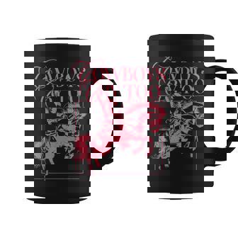 Western Cowgirl Cowboy Aesthetic Cowboys Cry Too Coffee Mug | Mazezy
