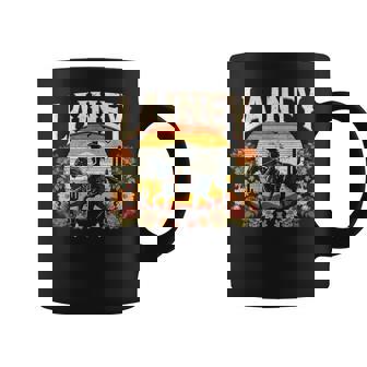 Western Cowgirl Lainey First Name Personalized Birthday Graphic Print Coffee Mug - Monsterry
