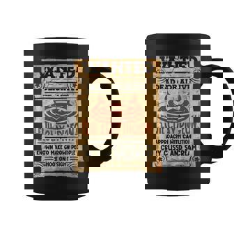 Western Trap Shooting Costume Wanted Evil Clay Pigeon Graphic Print Coffee Mug - Monsterry