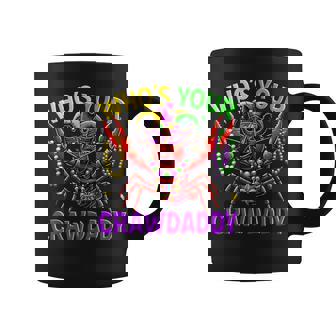 Whos Your Crawdaddy Crawfish Jester Bead Hat Mardi Gras 2025 Coffee Mug | Mazezy