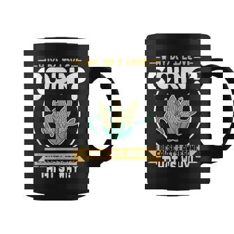 Why Do I Love Corn Cute Corn On The Cob Graphic Print Coffee Mug - Monsterry