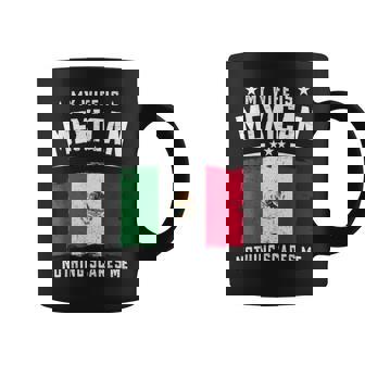 My Wife Is Mexican Nothing Scares Me Mexico Wife Graphic Print Coffee Mug - Monsterry