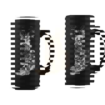 Wild Dog Making Eye Contact For Wild Dog Fans Graphic Print Coffee Mug - Monsterry