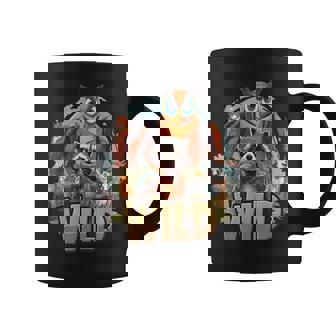 Wild Retro Vintage Robotic ROBOT Art Science & Math Boy Kids Graphic Print Coffee Mug - Monsterry