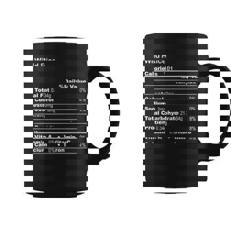 Wild Rice Thanksgiving Nutritional Fact Premium Graphic Print Coffee Mug - Monsterry