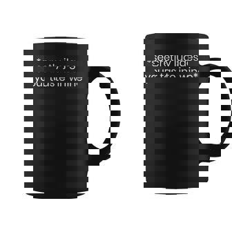 Wine Snob Connoisseur Lover Sommelier Hipster Graphic Print Coffee Mug - Monsterry