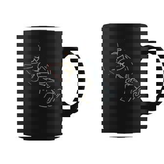 Wine Sommelier Line Art Retro Style Vintage Graphic Print Coffee Mug - Monsterry