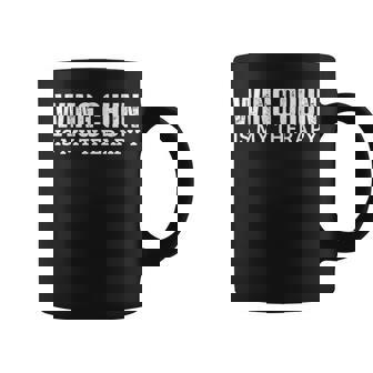 Wing Chun Es Mi Terapia Wing Chun Taza de café - Regaloses