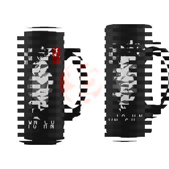 Wing Chun Para PrincipiantesCaligrafía Clásica Wing Chun Taza de café - Regaloses