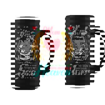 Wish A Very Happy Birthday Mom In Heaven Memorial Family Graphic Print Coffee Mug - Monsterry