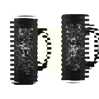 Witch Aesthetic Goth Grunge Punk Emo Botanical Cat Skull Tasse - Cadeauxyz
