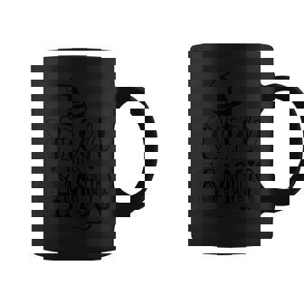 Witch And Famous Rich And Famous Pun Teacher Graphic Print Coffee Mug - Monsterry