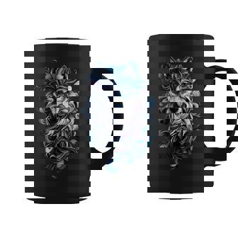 Wolf Wildlife Nature Colorful Wolf Coffee Mug - Monsterry