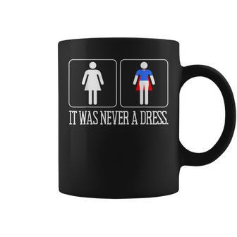 Women's It Was Never A Dress Superheroine Women's Power Feminist Tassen - Geschenkecke