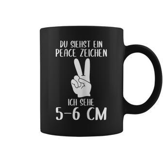 Women's Du Sieht Eine Peace Zeichen Ich Sehe 5-6 Cm Midwife S Tassen - Geschenkecke