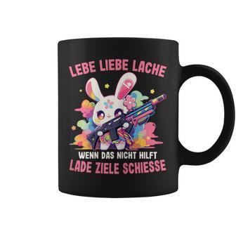 Women's Lebe Liebe Lache Wenn Das Nicht Hilft Laden Ziele Shooting Tassen - Geschenkecke