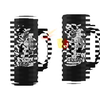 Women's Schluckspecht An Herrentag Specht Anatertag Trinkt Bier Bier With-Neck Tassen - Geschenkecke