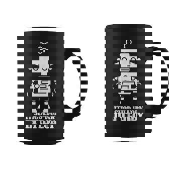 It Should Work In Theory Robotics AI Robot Engineering Graphic Print Coffee Mug - Monsterry