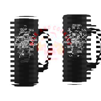 Workout Gym Santa Claus Fitness Bodybuilding Swole Graphic Print Coffee Mug - Monsterry