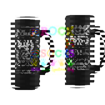 World Down Syndrome Day Rock Your Socks Awareness Support Graphic Print Coffee Mug - Monsterry