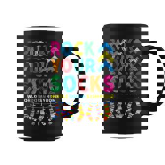 World Down Syndrome Day Rock Your Socks Awareness Support Coffee Mug - Thegiftio UK