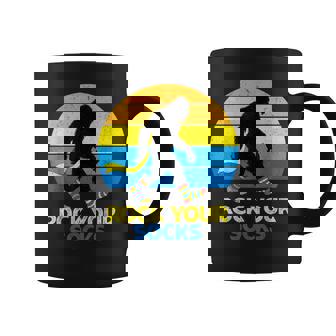 World Down Syndrome Day Rock Your Socks Bigfoot Awareness Coffee Mug | Mazezy