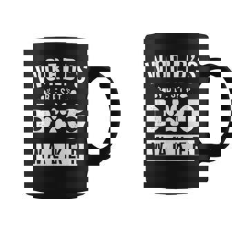 Worlds Best Dog Walker Cute Dog Lover Graphic Print Coffee Mug - Monsterry