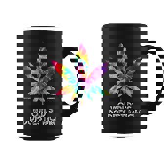 World's Dopest Mom Weed Soul Cannabis Tie Dye Mother's Day Coffee Mug - Thegiftio UK