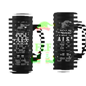 The World's Tallest Elf Matching Family Christmas Graphic Print Coffee Mug - Monsterry