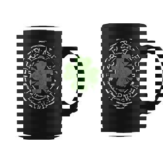 World's Tallest Leprechaun Clovers St Patrick's Day Graphic Print Coffee Mug - Monsterry