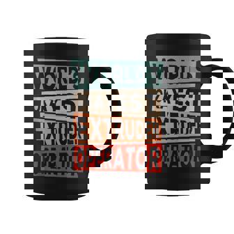 World´s Okayest Extruder Operator Tank Top Graphic Print Coffee Mug - Monsterry