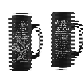 Wrestle Not Against Flesh & Blood Ephesians 6 Graphic Print Coffee Mug - Monsterry