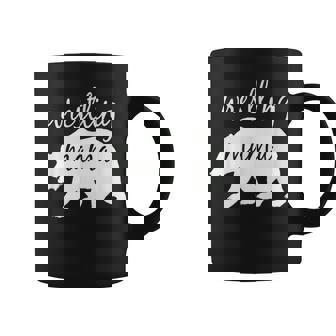 Wrestling Mama Bear T Shirt Wrestling Mom T Shirt Graphic Print Coffee Mug - Monsterry