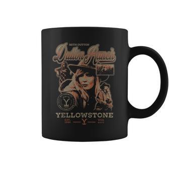 Yellowstone Iconic Beth Dutton Distressed Big Chest Poster Tassen - Geschenkecke