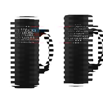 Yes To Democracy No To Oligarchy Bernie Sanders Quote Coffee Mug - Monsterry