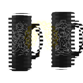 Yoga Pose Fleur Sport Méditation Zen Homme Cadeau Tasse - Cadeauxyz