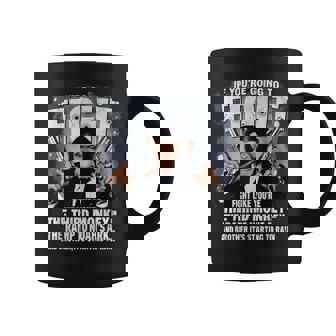 If You're Going Fights Like Youre The Third Monkey Christian Coffee Mug - Monsterry