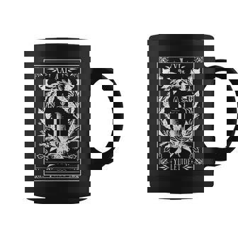Yuletide Blessings Tarot Yule Wicca Pagan Blessed Yuletide Graphic Print Coffee Mug - Monsterry