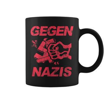 Zeichen Setzen Gegen Rechts Gegen Nazisintage Tassen - Geschenkecke