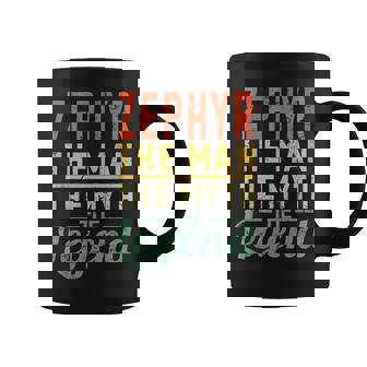 Zephyr The Man The Myth The Legend Name Zephyr Graphic Print Coffee Mug - Monsterry