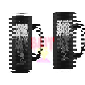 Zombie Bait Reaching From The Grave Halloween Zombie Graphic Print Coffee Mug - Monsterry