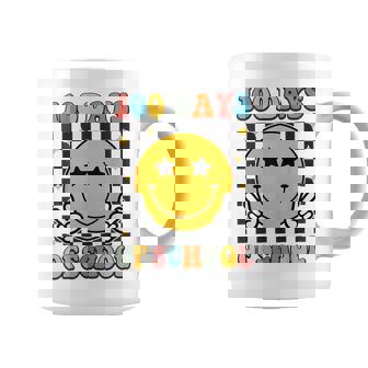 100 Days Of School Smile Face Happy 100Th Day Of School Coffee Mug - Thegiftio
