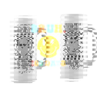 100Th Day Of School Bruh Smile Face 100 Days Of School Coffee Mug - Thegiftio