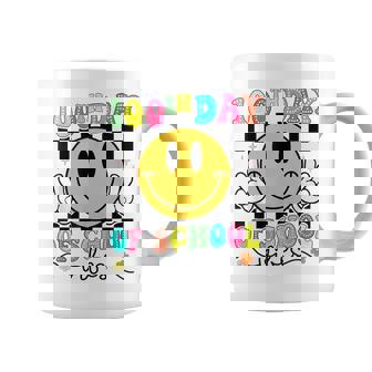 100Th Day Of School Vibes Cute Smile Face 100 Days Groovy Coffee Mug - Thegiftio